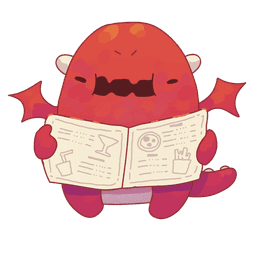 Drizzle reading a menu
